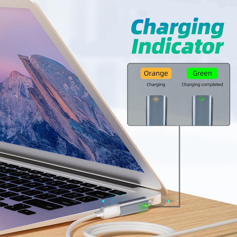 Bộ chuyển đổi HdoorLink hỗ trợ sạc nhanh 5A USB Type C PD từ tính cho Magsafe1/ Magsafe 2