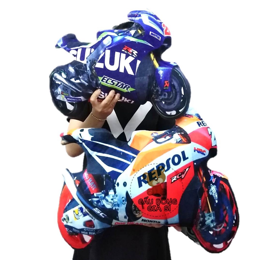 GẤU BÔNG XE ĐUA 65CM HÀNG CAO CẤP VẢI LÔNG MỊN QUÀ TẶNG Ý NGHĨA CHO BÉ TRAI