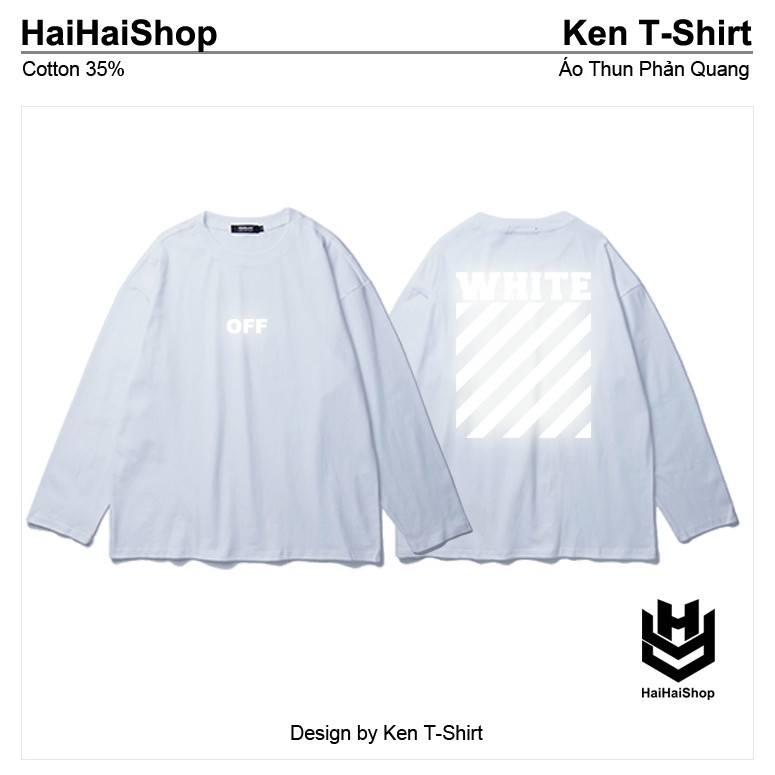 Áo Thun Phản Quang Bạc White Thẳng Tay Dài Oversize Form Rộng Nam Nữ Unisex | BigBuy360 - bigbuy360.vn