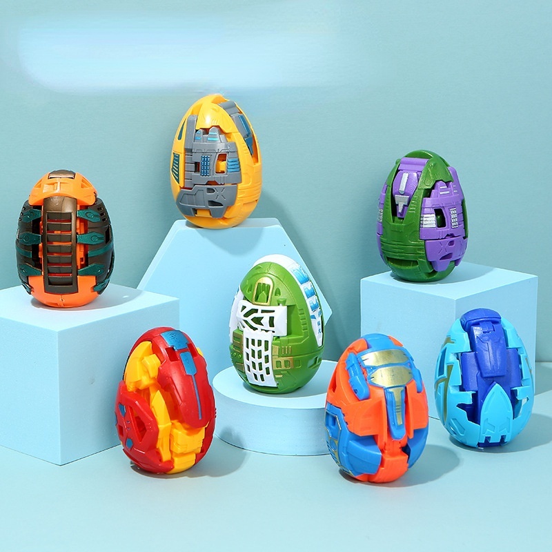 Mô Hình Đồ Chơi Quả Trứng Khủng Long Biến Hình Mini Cho Bé