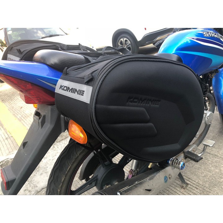 BỘ 2 TÚI TREO YÊN XE KOMINE SA 212 XE MÁY DUNG TÍCH LỚN CHỐNG NƯỚC
