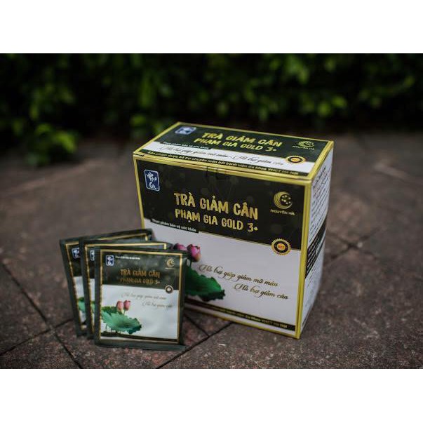 trà giảm cân phạm gia gold 3+