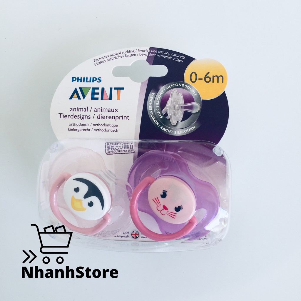 Ty Ngậm Philips Avent 0-6-18 tháng