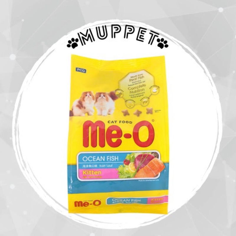 Hạt Me-o kitten cho mèo con vị cá biển 1.1kg