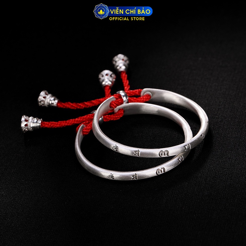 Kiềng tay trẻ em chất liệu bạc Thái S925 thời trang phụ kiện trang sức Viễn Chí Bảo L100326