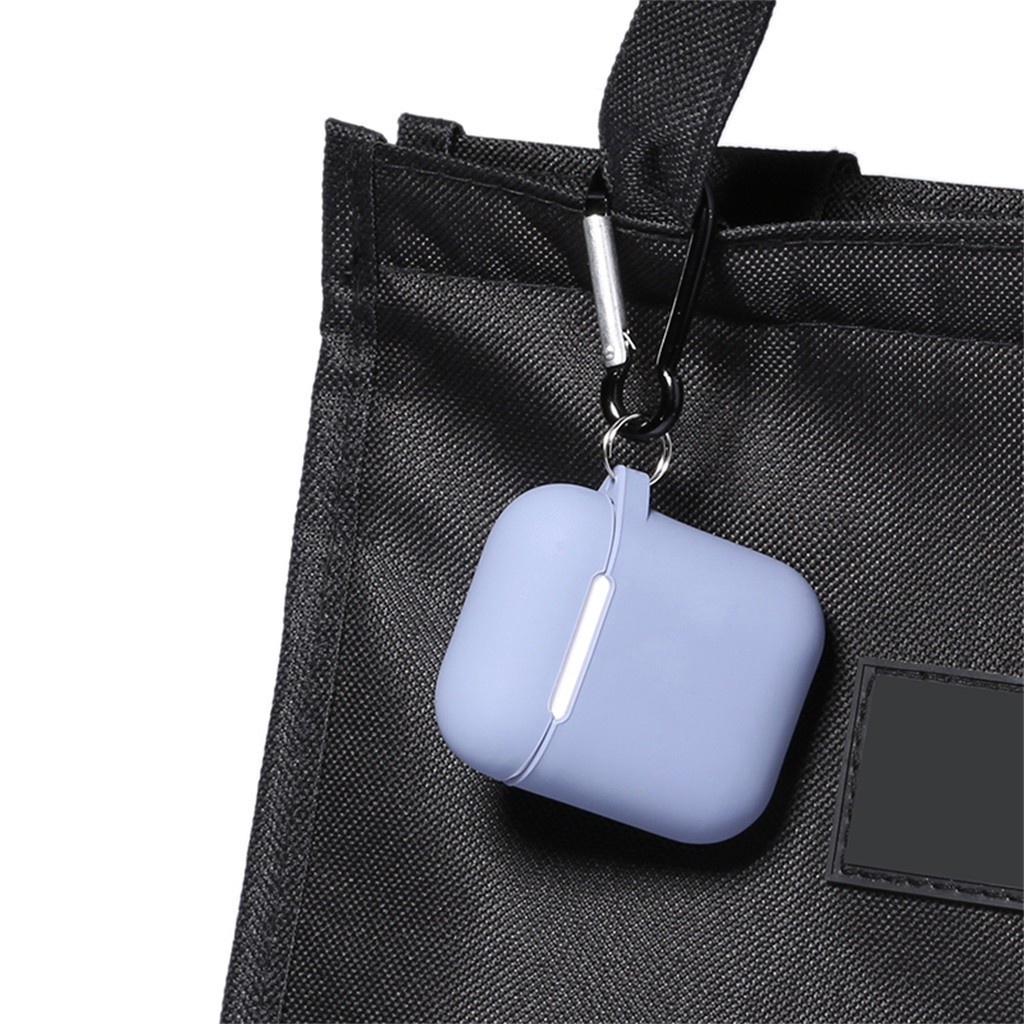 Túi bảo vệ chống rơi tai nghe, móc khóa silicon cho phụ kiện tai nghe Airpods 2 3 pro