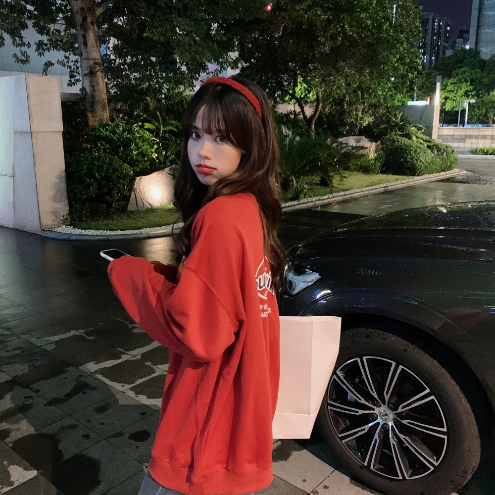 (FREESHIP + ẢNH THẬT) ADHD00014 Áo hoodie Bí Ngô Tini tay dài dáng dài rộng màu trơn phong cách Hàn Quốc siêu cute | BigBuy360 - bigbuy360.vn