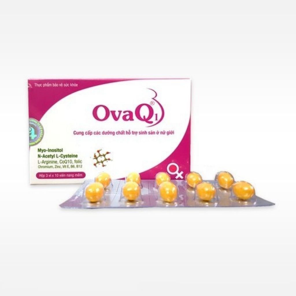 OvaQ1 - Giải pháp giảm vô sinh ở nữ giới - Phân phối chính hãng Hộp 60 viên