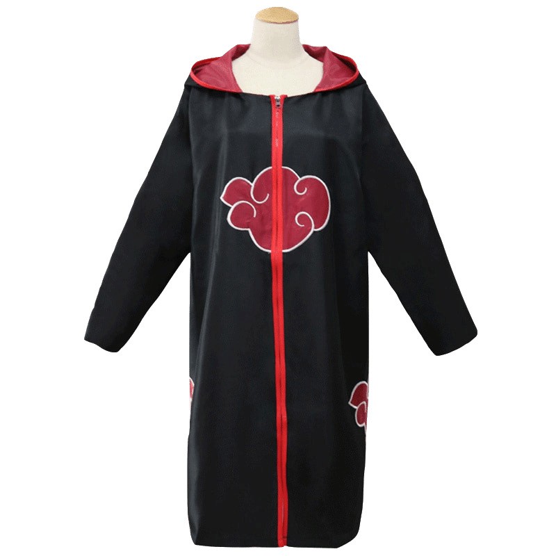 Áo Choàng Hóa Trang Nhân Vật Anime Akatsuki itachi Chất Lượng Cao