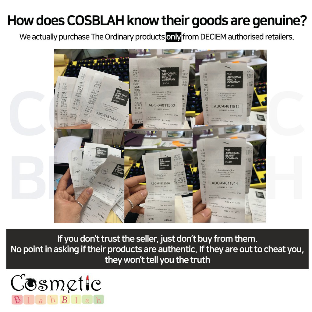 Tinh chất/kem dưỡng THE ORDINARY Niacinamide / Hoa Hồng / Hyaluronic Acid nhiều loại tùy chọn