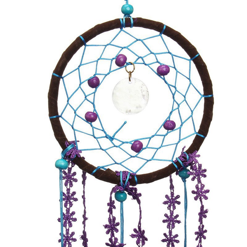 Vòng bắt giấc mơ gắn tường màu tím