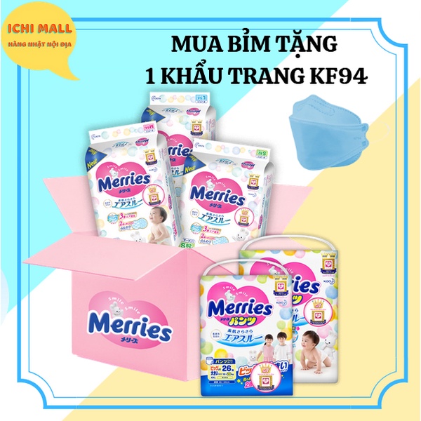 [CỘNG MIẾNG/JUMBO] BỈM DÁN/ QUẦN MERRIES NỘI ĐỊA ĐỦ SIZE: M58+6 Quần, S82+6 Dán, S90+6 Dán