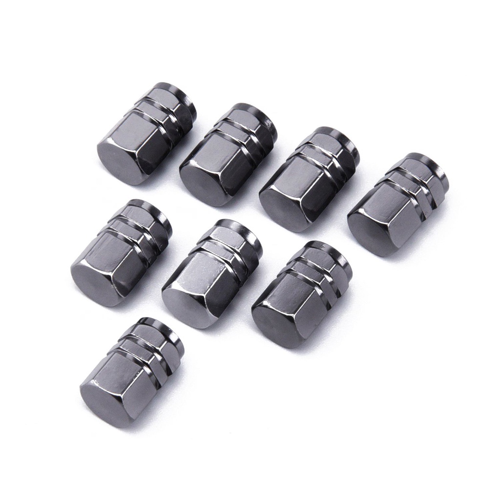 Bộ 8 nắp van lốp xe chống bụi hình lục giác tiện lợi