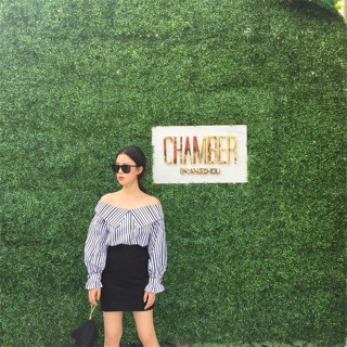 Sơ mi sọc choker (kèm ảnh thật)