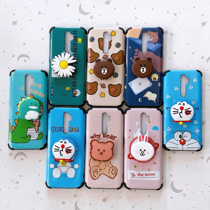 Ốp lưng idm Hàn Quốc kèm pop Oppo A5 2020/A9 2020/A54 4G/A74 4G/A95