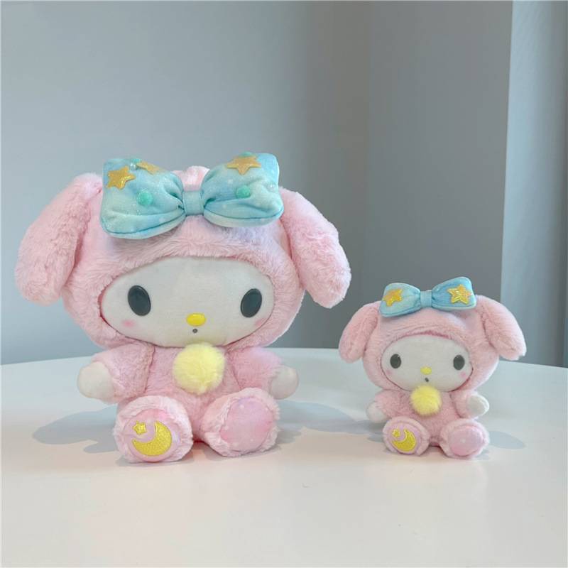SANRIO Búp Bê Nhồi Bông Hình Cinnamoroll Dễ Thương Làm Quà Tặng Cho Bé
