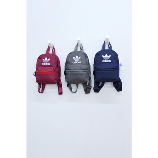 Q8829 - balo mini adidas in logo, chữ "adidas" trước