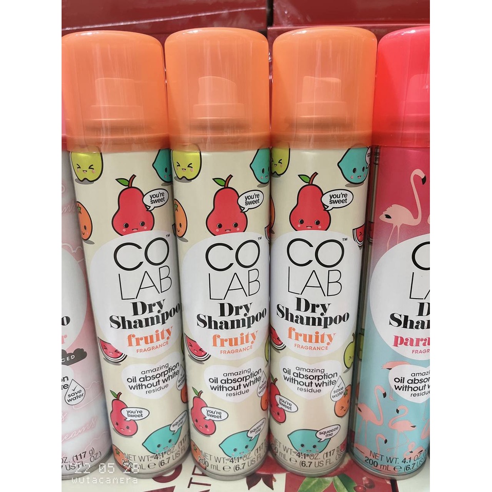 Dầu Gội Khô Colab Dry Shampoo 200ml