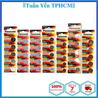Vỉ 5 Viên Pin Panasonic CR2032 / CR2025 / CR2016 / CR1632 / CR1220 / CR1620 / CR1616 Pin 3V