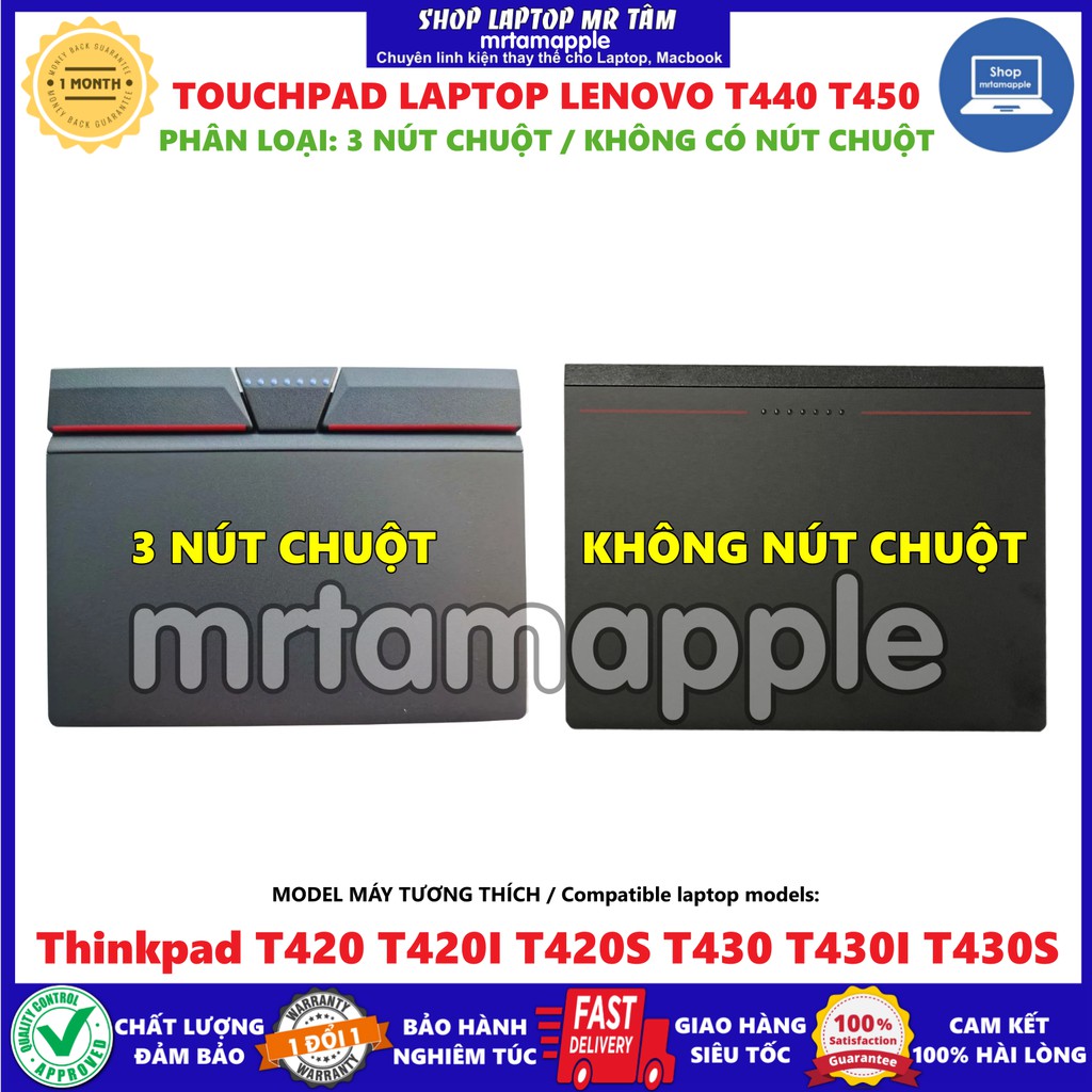 TOUCHPAD LAPTOP LENOVO T440 T450  dùng cho Thinkpad T440 T440S T440P T450 T450S T450P T540P W540 W541 W550S T550