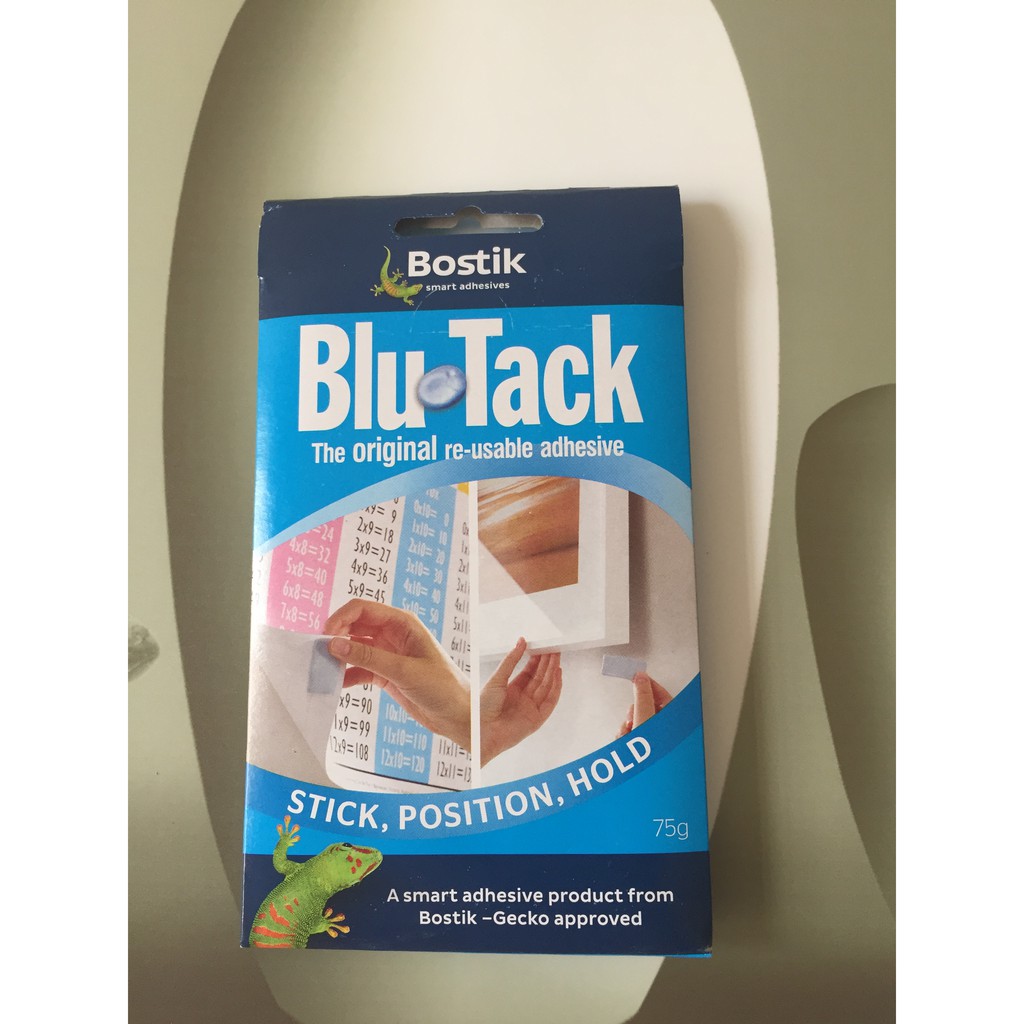 [Mã INCUBACK1416 hoàn 20K xu đơn 50K] Đất sét dính blutack, Blu tack của Bostik