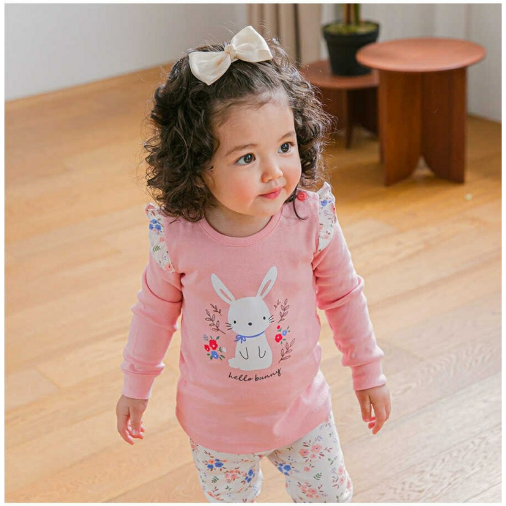 Quần áo trẻ em🐰🐰thu đông🐰Cotton thun mịn🐰Cordi Hàn Quốc nội địa-Thỏ🐰