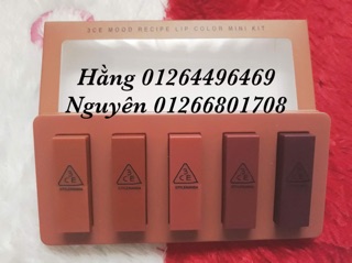 Combo 8 Set 3CE mood mini kit