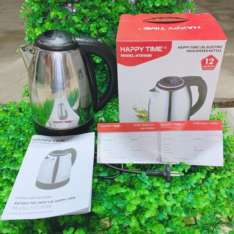 ẤM SIÊU TỐC HAPPY TIME 1.8 LÍT HTD1081