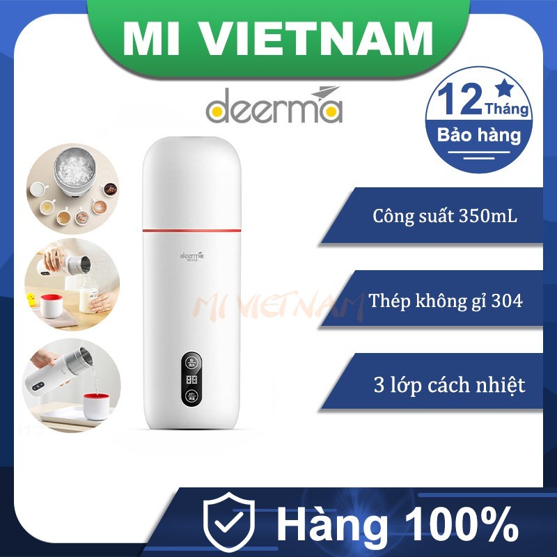 [Mã 154ELSALE2 giảm 7% đơn 300K] Ấm đun siêu tốc Deerma DR035|DR035s BH 3 Tháng