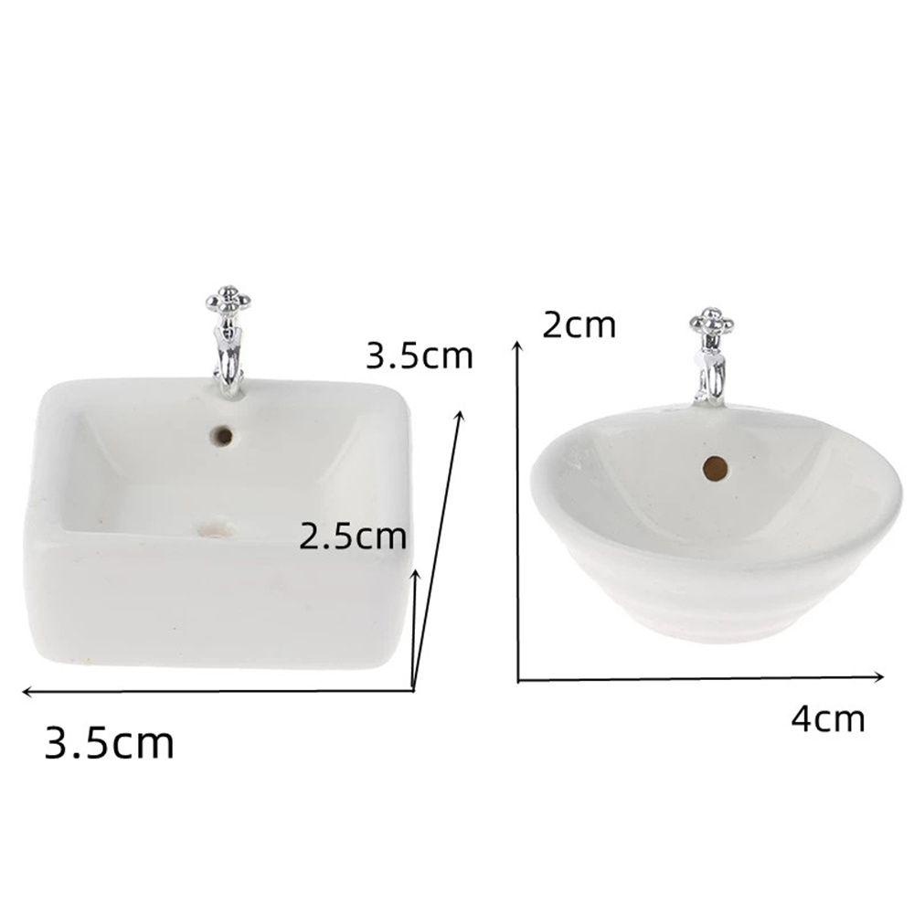 Bồn Rửa Mini Trang Trí Nhà Búp Bê 1 / 12 REBUY1
