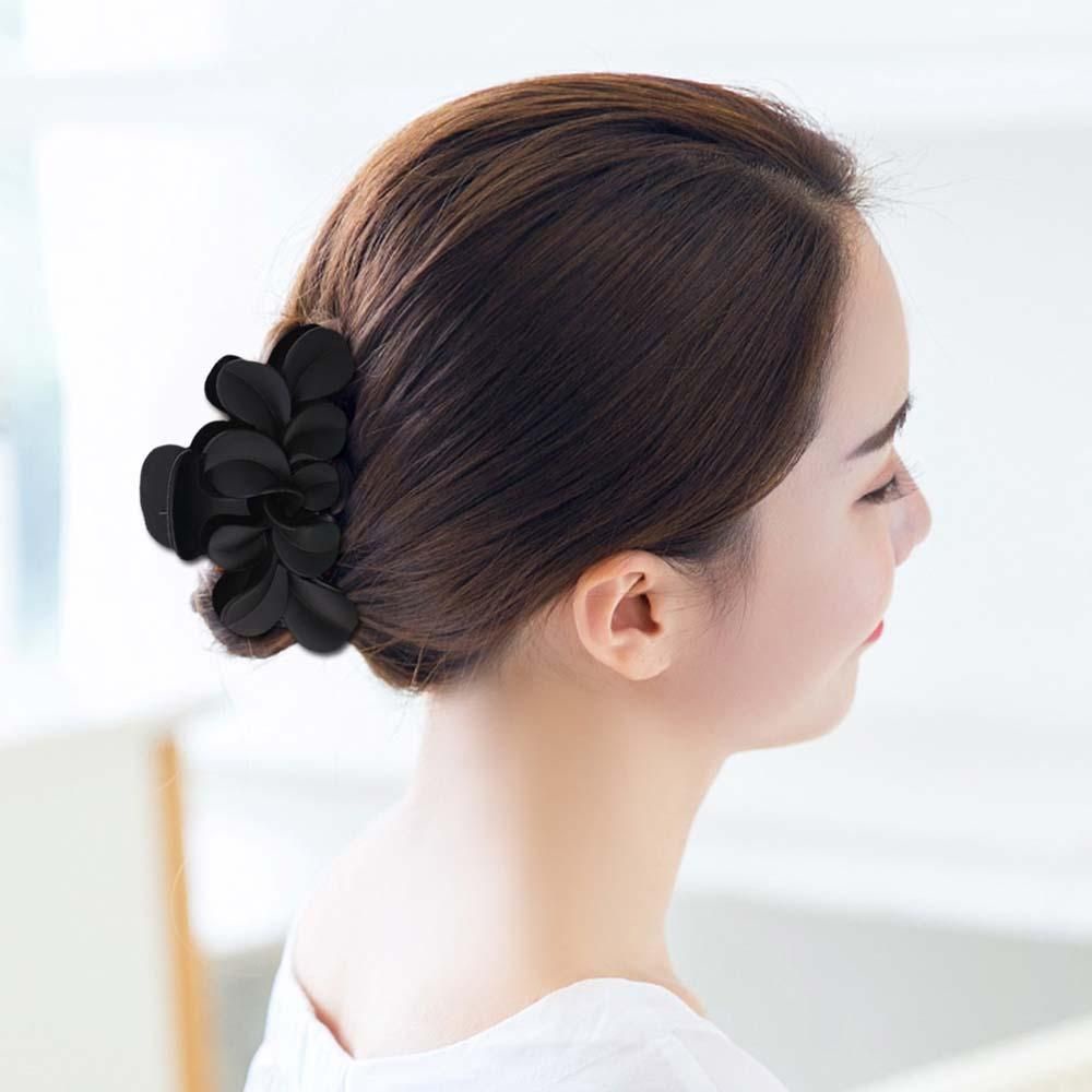 Kẹp tóc hình bông hoa nhiều màu sắc phong cách cổ điển thời trang cho nữ