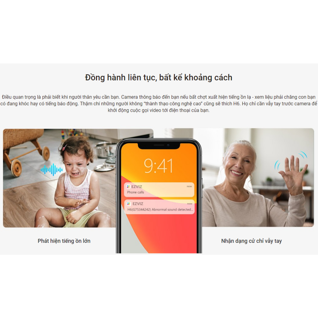 Camera Wifi Ezviz H6 3K