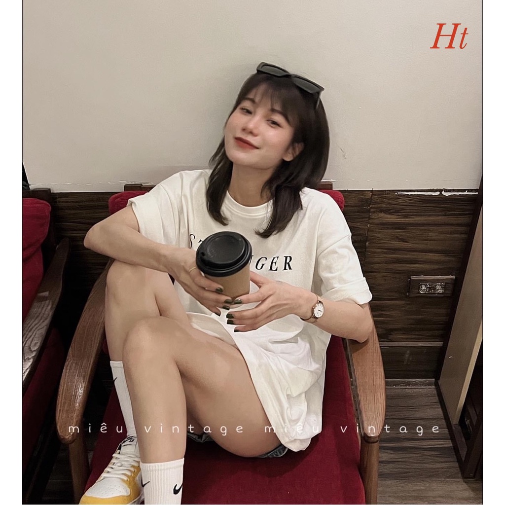 Áo Phông  Stronger Áo thun phông nam nữ UNISEXCotton tay lỡ form rộng [ Tăng kèm dây buộc tóc và khẩu trang ]