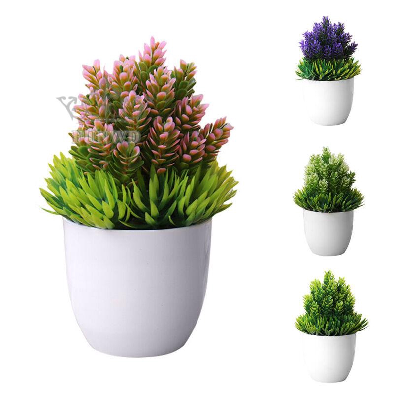 Artificial Potted Plant Simulation Plastic Realistic Bonsai Tree Office Table Desk Decoration Wedding Creative