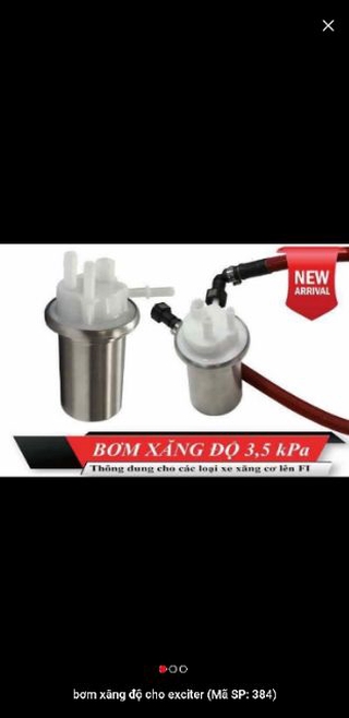 Bơm xăng độ cho exciter