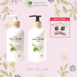 Dầu gội + xả amla ⚡ 𝗞𝗘̀𝗠 𝗤𝗨𝗔̀ 𝗧𝗔̣̆𝗡𝗚 ⚡ dầu gội amla giúp tóc chắc khỏe, ngăn rụng tóc, kích thích mọc tóc, giảm gãy rụng
