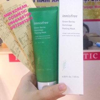 TẨY DA CHẾT INNISFREE GREEN BARLEY GOMMAGE PEELING MASK [CỰC DỊU NHẸ, CHO MỌI LOẠI DA]