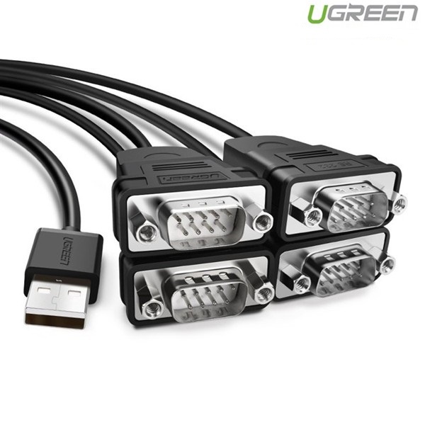 Cáp Chuyển Đổi USB 2.0 sang 4 Đầu COM RS232 Ugreen 30770