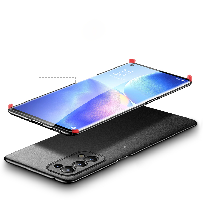 Ốp Điện Thoại Cứng Siêu Mỏng Mặt Nhám Màu Xanh Lá Cho Oppo Reno5 Reno5pro | BigBuy360 - bigbuy360.vn