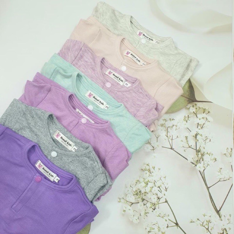 Vải Thun tăm dãn 4c xám