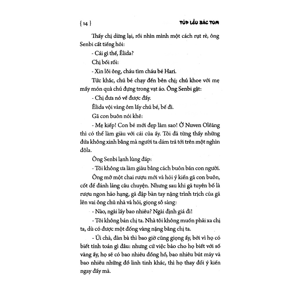 Sách: Túp Lều Bác Tom - Harriet Beecher Stowe - tái bản MLVH4355