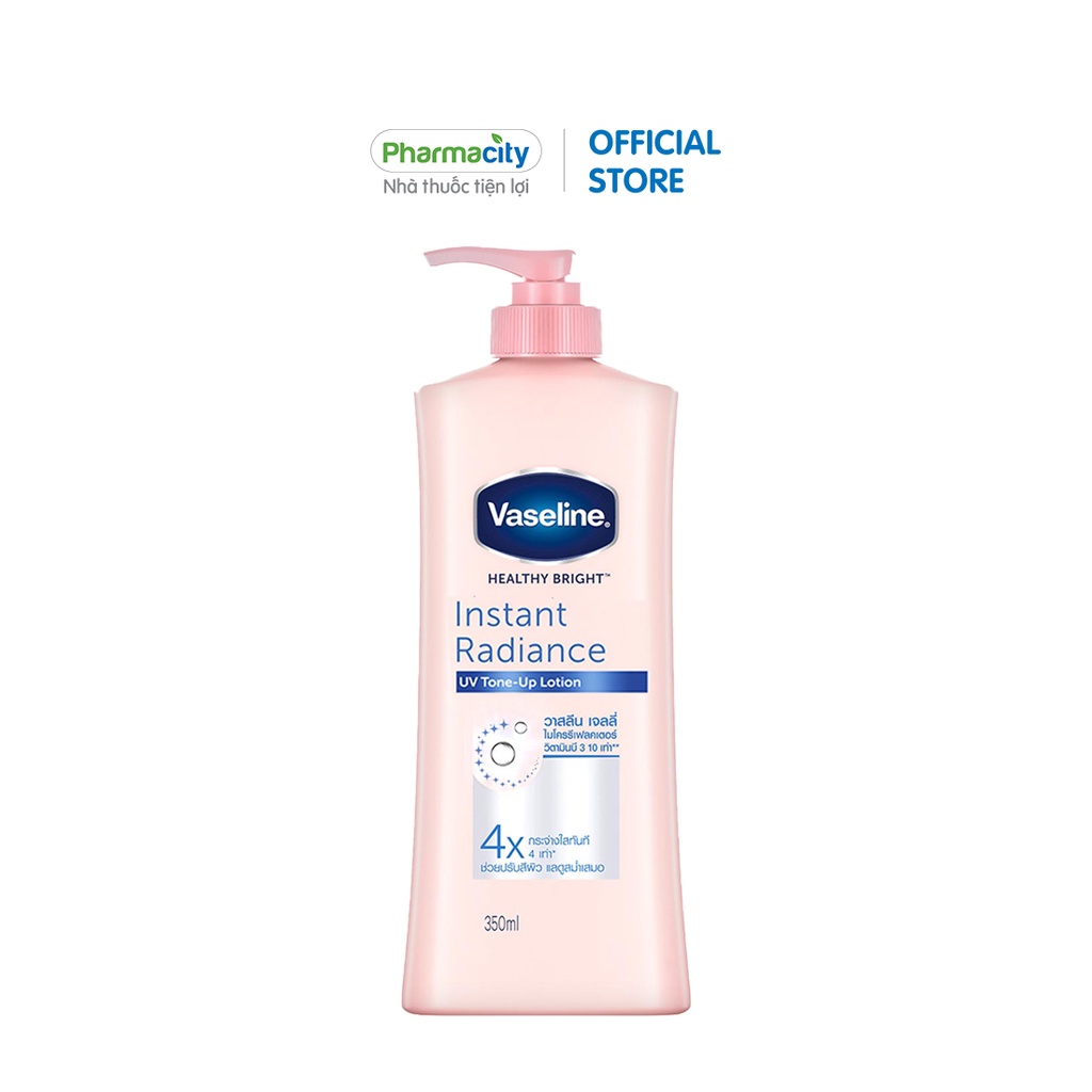 Sữa Vaseline dưỡng thể dưỡng ẩm sáng da Instant Radiance (chai 350ml)