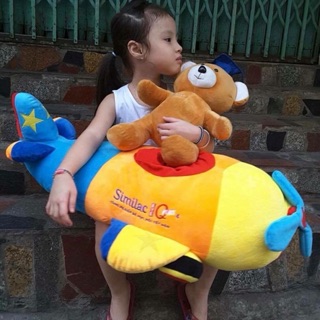 Gấu lái máy bay nhồi bông cỡ lớn