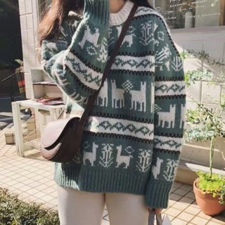 Áo len tuần lộc vintage