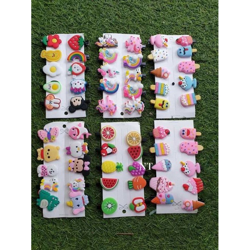 Set 10 kẹp tóc siêu cưng cho bé yêu