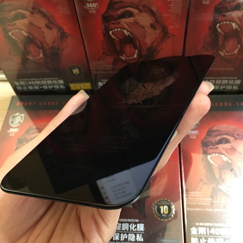 Cường lực chống nhìn trộm kingkong,cường lực chống nhìn trộm iphone,full màn hình tràn viền,có từ 7Plus ->14Pro/14Promax
