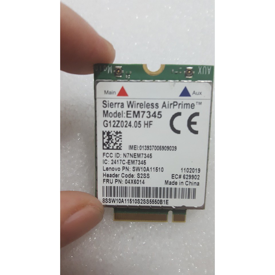 Card wwan 4G Gobi 5000 dùng cho laptop Lenovo Thinkpad X240,X250,T440,T450s,W540