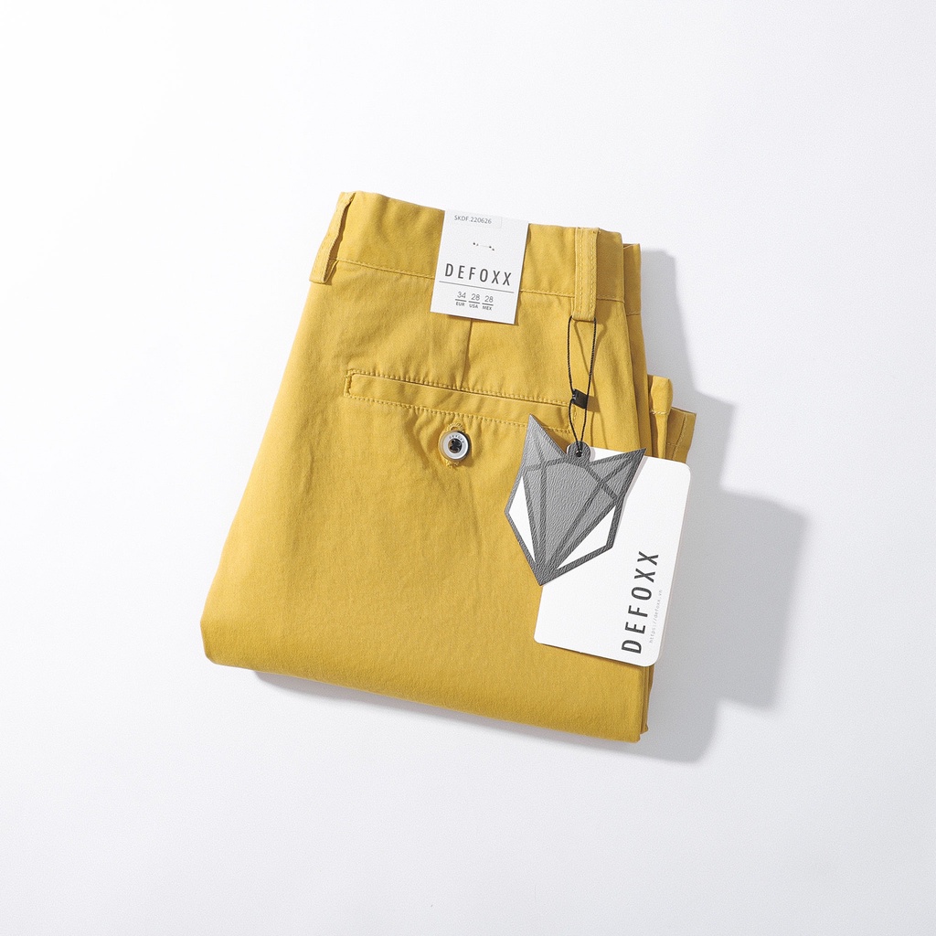 Quần short Defoxx chất kaki co giãn tốt với bảng màu cho nam giới phục vụ anh em quanh năm ❤️ QSDF1