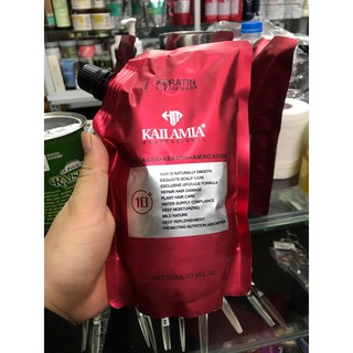 Kem Hấp Phục Hồi Tóc Keratin Collagen Amino Acid Kailamia 500ml