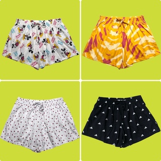 Quần đùi nữ mặc nhà, quần đùi ngủ thun cotton họa tiết dễ thương có bigsize -THUNNU